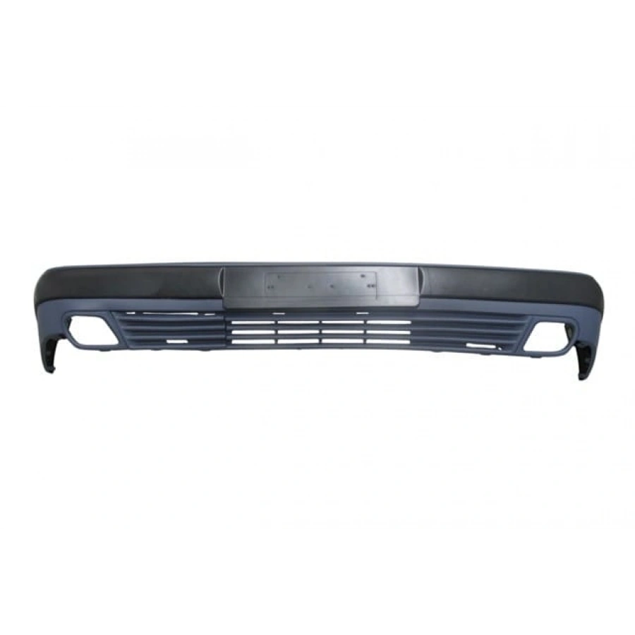 MERCEDES E CLASS- W210- 96/99; ÖN TAMPON GRİ (SİS DELİKLİ/DARBE EMİCİLİ/BANDLI)(ELEGANCE/AVANGARD)