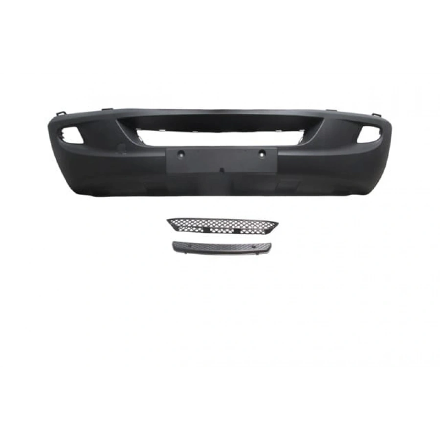 MERCEDES SPRINTER- 07/13; ÖN TAMPON SİYAH (SİS DLİKLİ/IZGARALI/BASAMAK PLASTİKLİ/ÇEKİ DEMİR KAPAKLI)