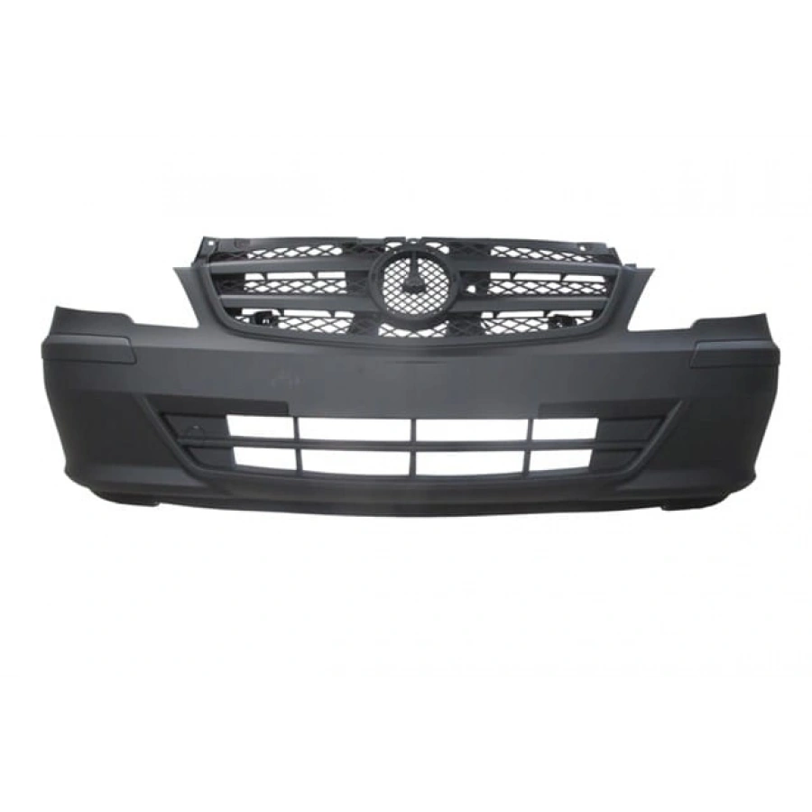 MERCEDES VITO- W639- 11/14; ÖN TAMPON (SİS DELİKSİZ (KENDİNDEN PANJURLU)(BANTLI)