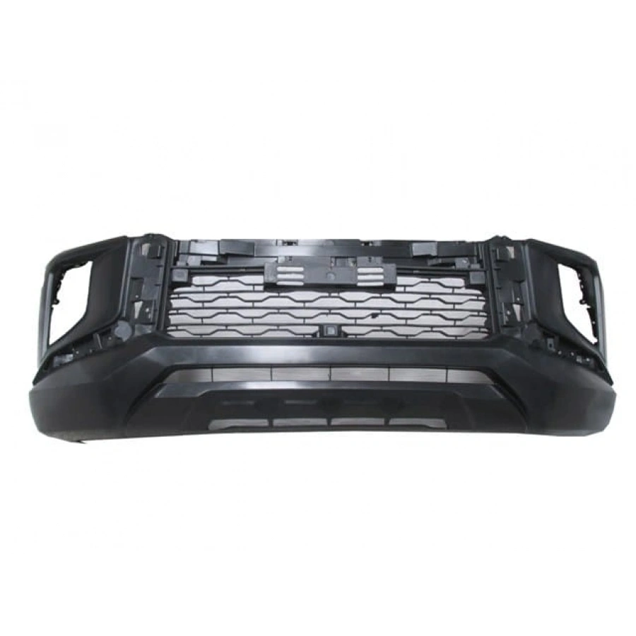 MITSUBISHI L200- PICK UP- 19/22; ÖN TAMPON SİYAH (PANJURLU/KARLIKLI/FAR YIKAMA DELİKSİZ(TYG)