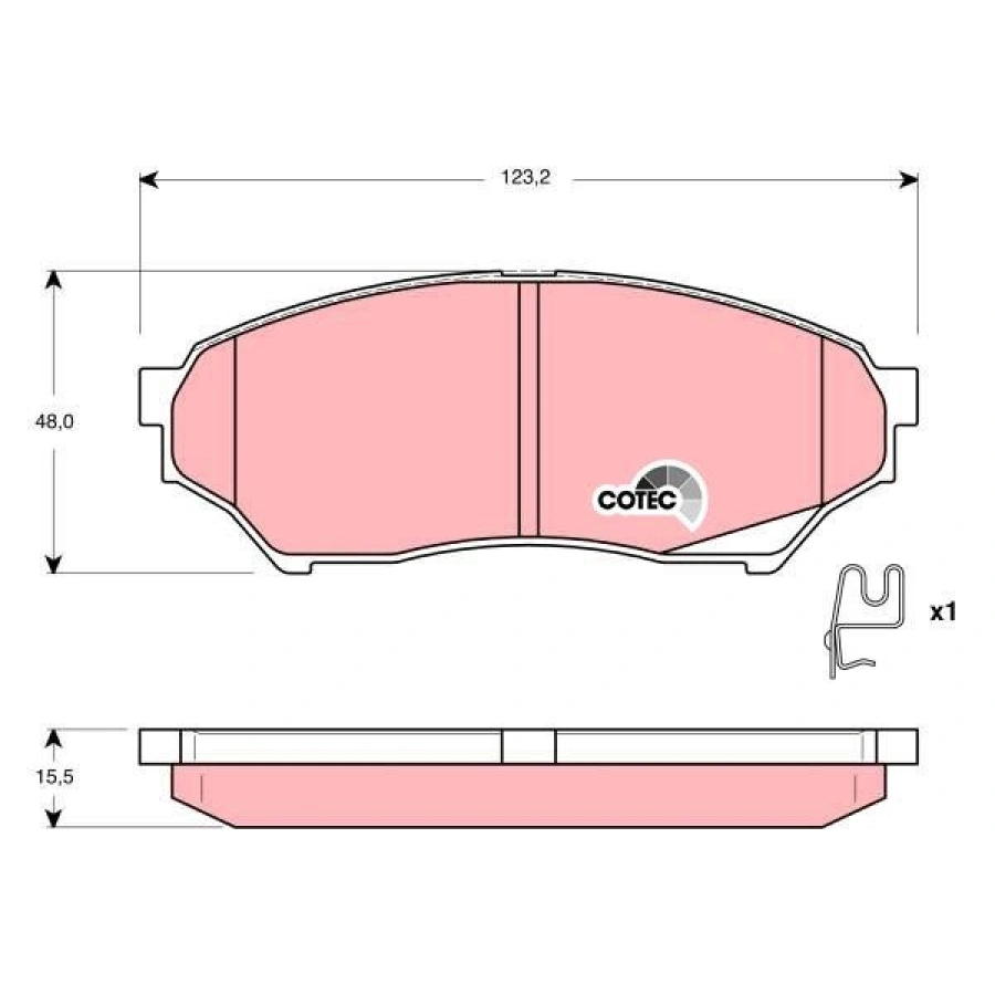 MITSUBISI FREN BALATASI L200