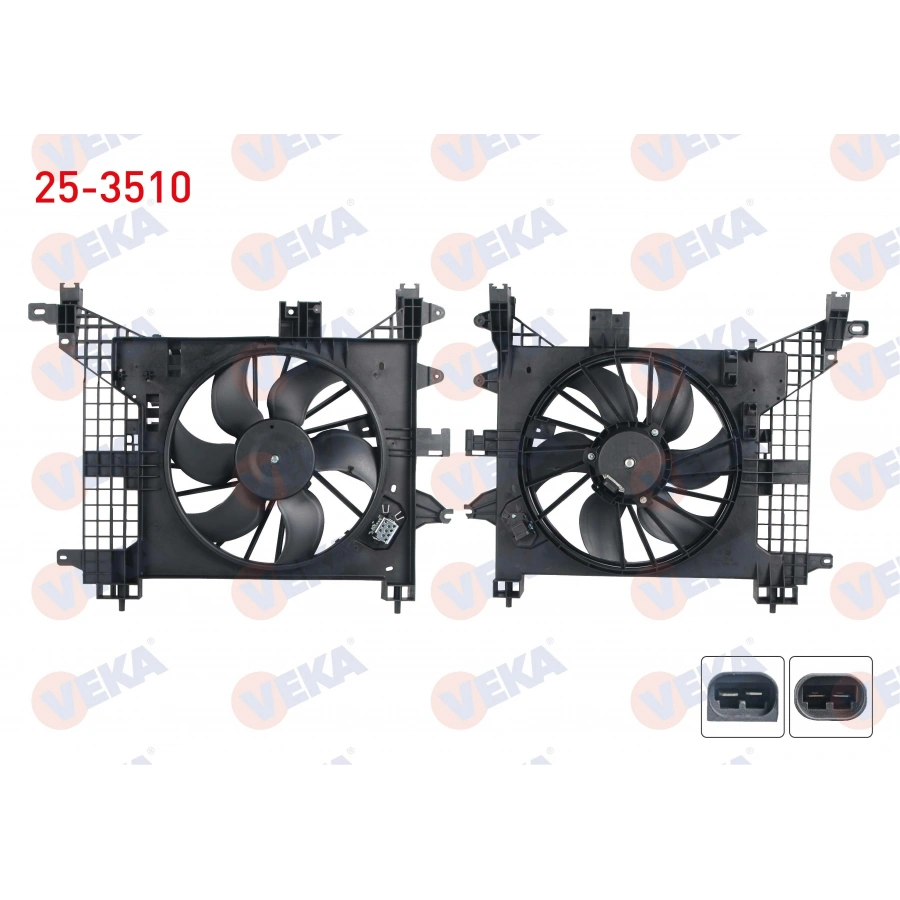 MOTOR FAN KOMPLE | DACIA | LOGAN | 2011-2017