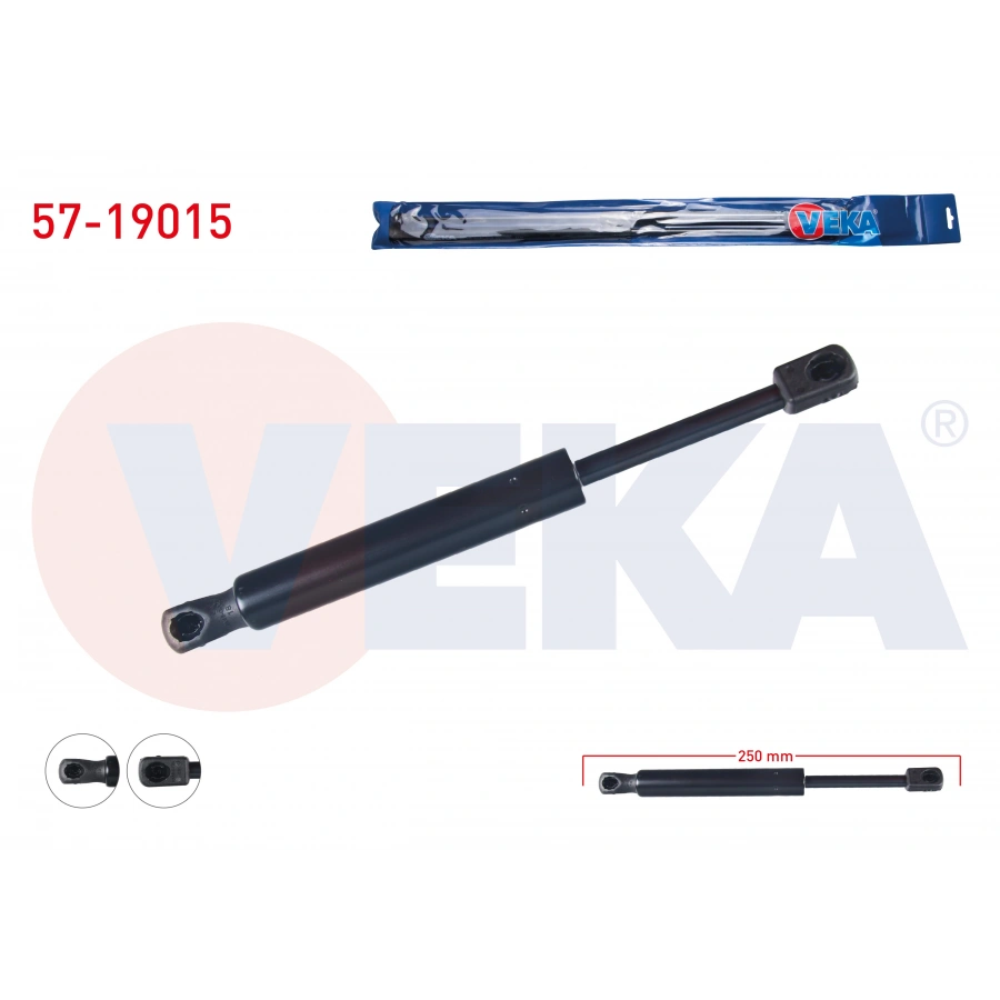 MOTOR KAPUT AMORTISORU 250mm/660N FORD MONDEO III 2000-2007