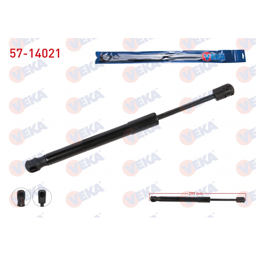 MOTOR KAPUT AMORTISORU 299mm/680N BMW X3 (F25) / X4 (F26) 2013-2018