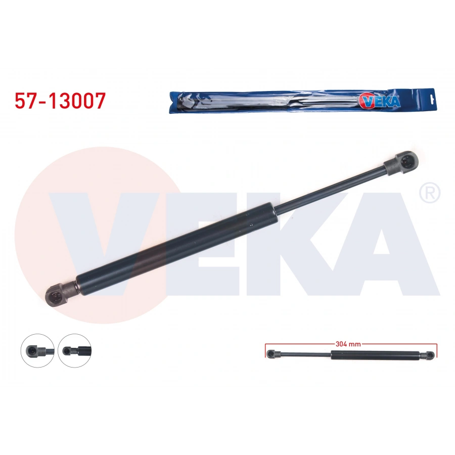 MOTOR KAPUT AMORTISORU 304mm/380N AUDI Q5 (8R) 2008-