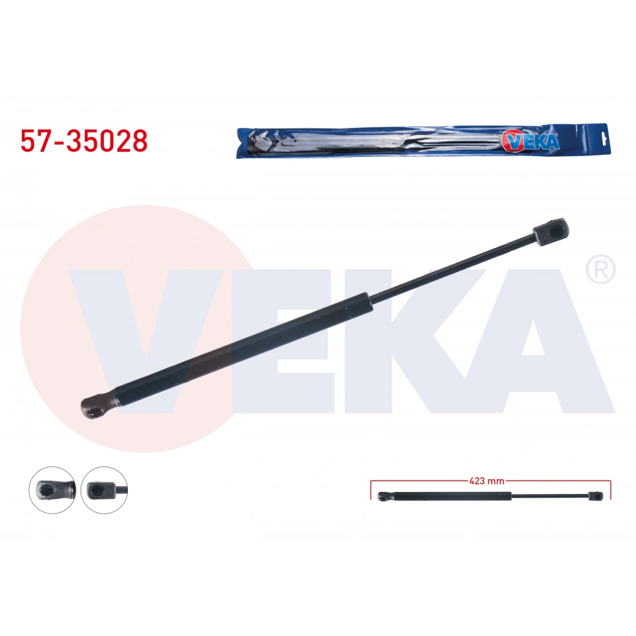 MOTOR KAPUT AMORTISORU 423mm/570N RENAULT CLIO IV 2012-