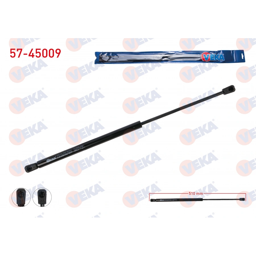 MOTOR KAPUT AMORTISORU 510mm/320N VOLVO XC90 2002-