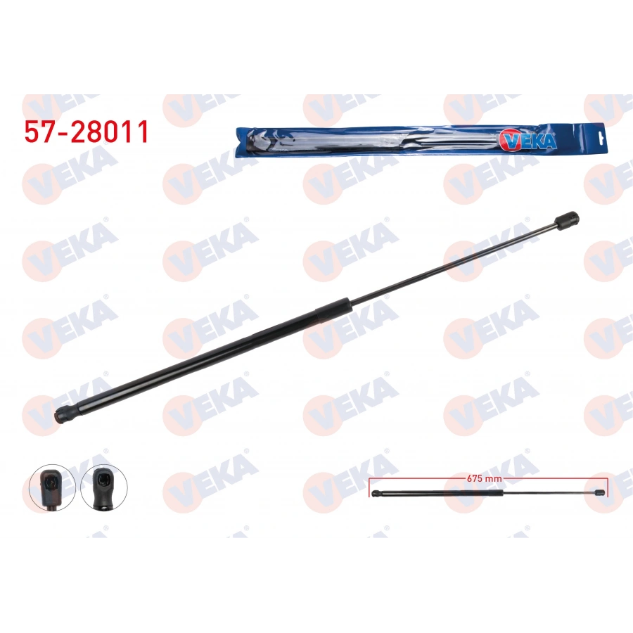 MOTOR KAPUT AMORTISORU 675mm/260N MERCEDES (W211, W219) 2002-2011