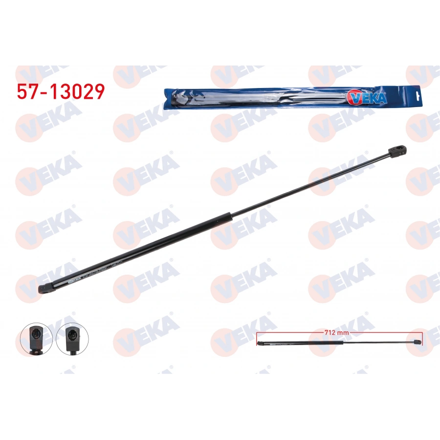 MOTOR KAPUT AMORTISORU 712mm/290N AUDI A3 2004-2008