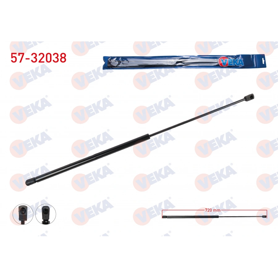 MOTOR KAPUT AMORTISORU 720mm/180N OPEL INSIGNIA A 2009-