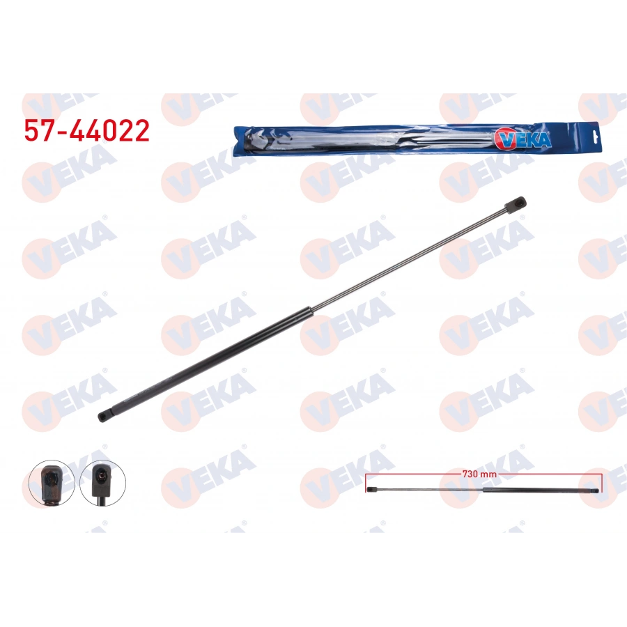 MOTOR KAPUT AMORTISORU 730mm/265N VOLKSWAGEN GOLF VI (5K1) 2008-2013