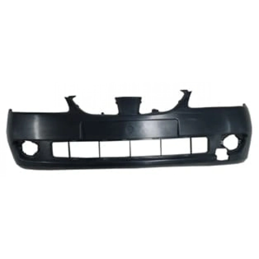 NISSAN ALMERA- N16- SD/HB- 04/06; ÖN TAMPON SİYAH (ASTARLI/SİS DELİKLİ/BANTSIZ TİP) (TYG)