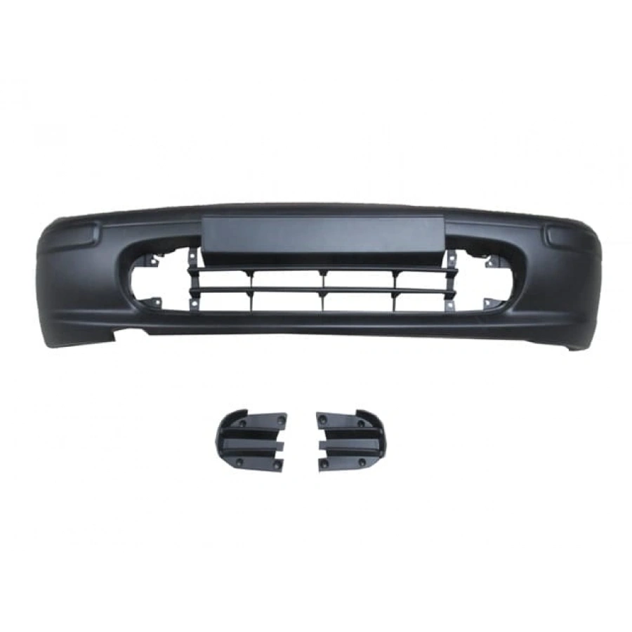 NISSAN MICRA- K11- 98/00; ÖN TAMPON SİYAH(SİS DELİĞİ İÇ KISIMDA)(BANDI KÖŞESİNDE)KENDİNDEN BANTLI(TW