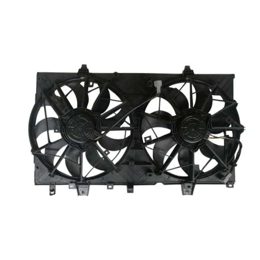 NISSAN X TRAIL- 17/21; RADYATÖR VE KLİMA FAN DAVLUMBAZI KOMPLE ÇİFTLİ (7+9 KANAT) (MOTORLU) (ORİS)