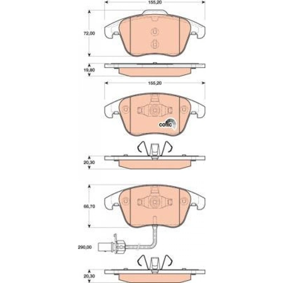 ÖN BALATASI A4 2.0TFSİ 2.0TDİ 3.0TDİ 40TDİ 15 45 TFSI HYBRİD 18 A5 A6 A7 15 Q5 16