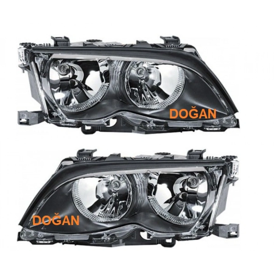 ÖN FAR SAĞ ( KROM ZEMİN ) E46 1998-