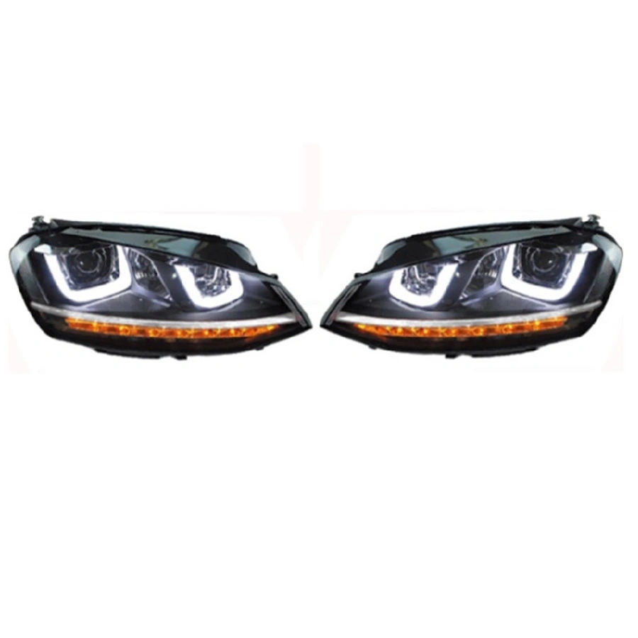ÖN FAR SET ( ÇİFT U LED KAYAR SİNYAL ) GOLF 7 13-