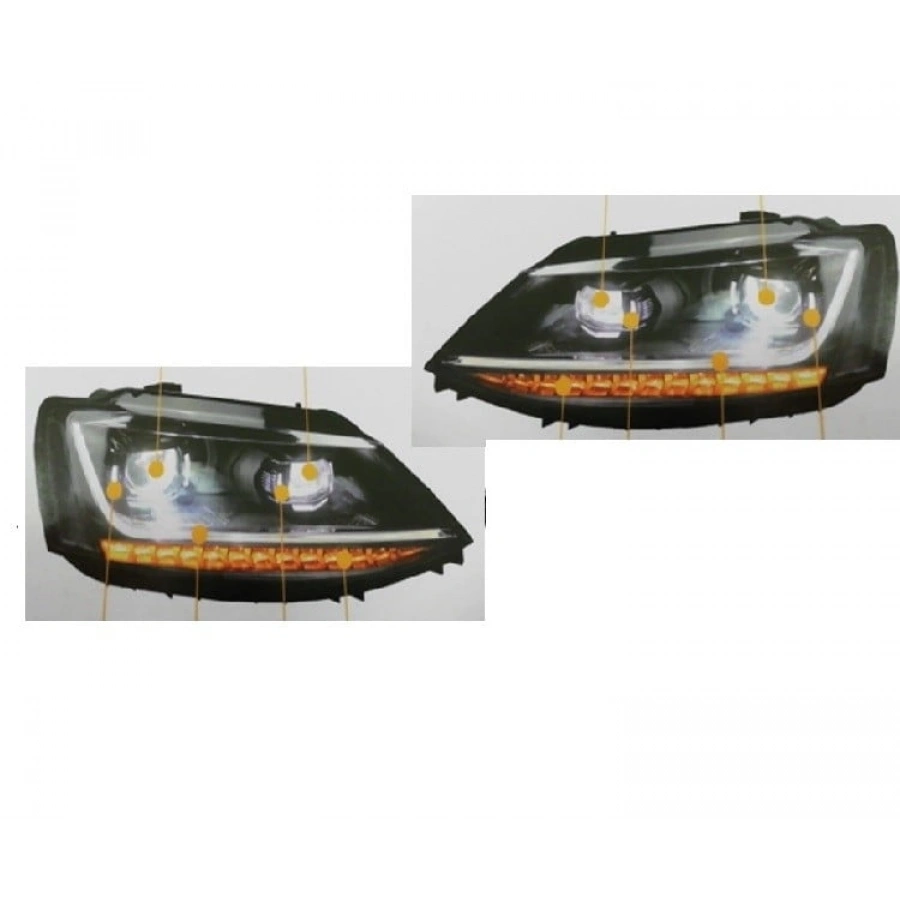 ÖN FAR SETİ (DOUBLE ÇİFT U LEDLİ) JETTA 2011-
