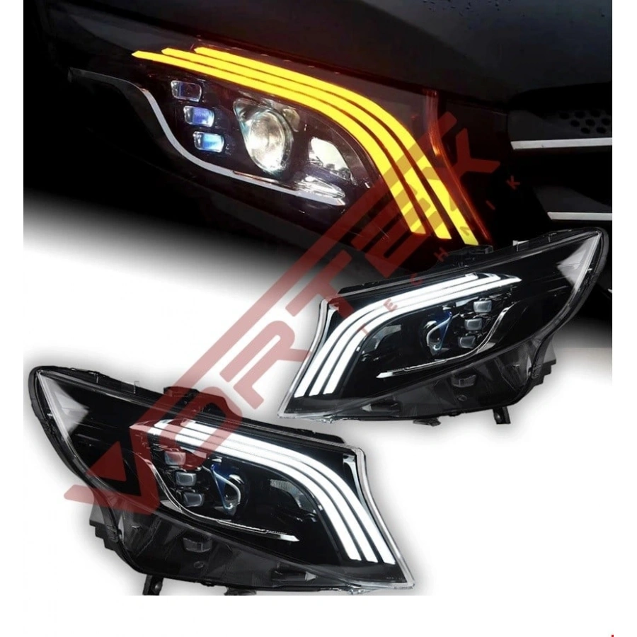 ÖN FAR SETİ (MAYBACH GÖRÜNÜM) VİTO W447 2014-