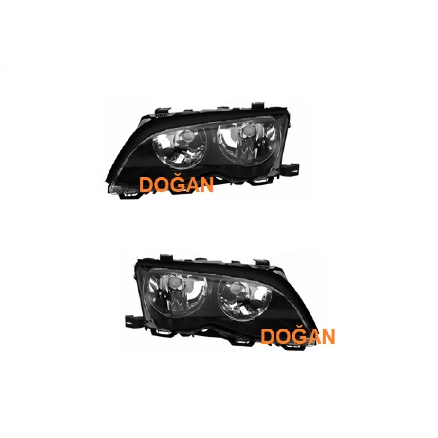 ÖN FAR (SİYAH ZEMİN) SOL E46 2001-