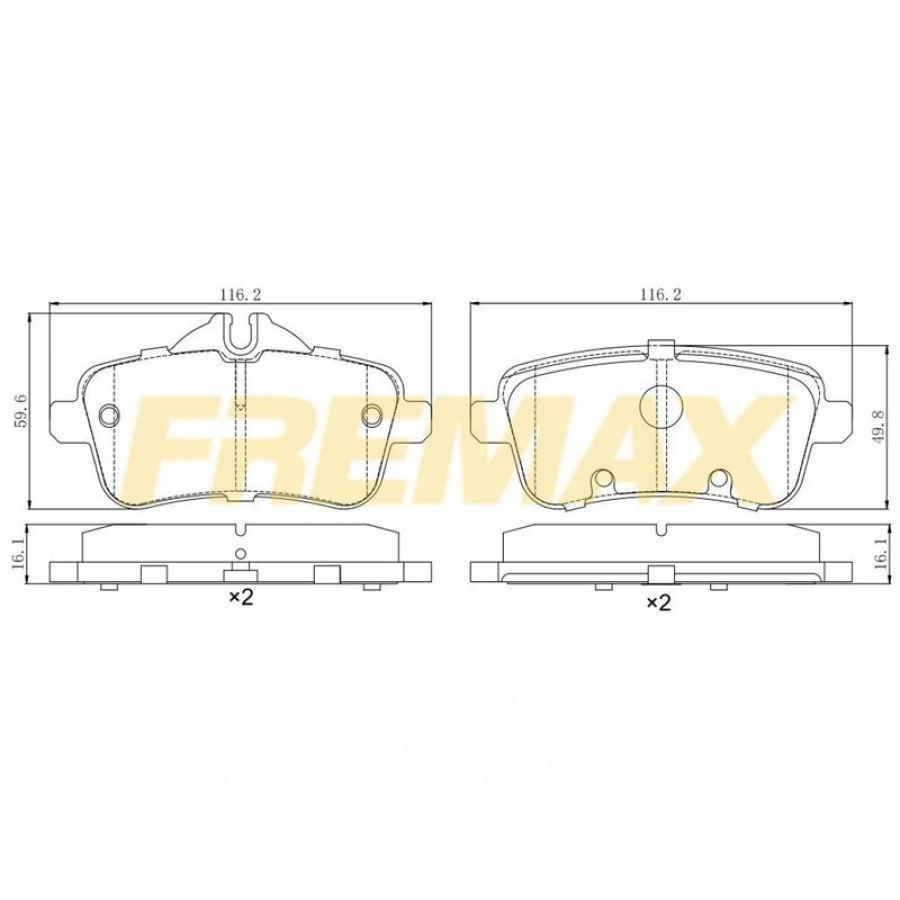ÖN FREN BALATASI (CARBON FORMÜL) AUDI (FİŞLİ) A6 2004-2011 A8 2003-2010/PHAETON 2004