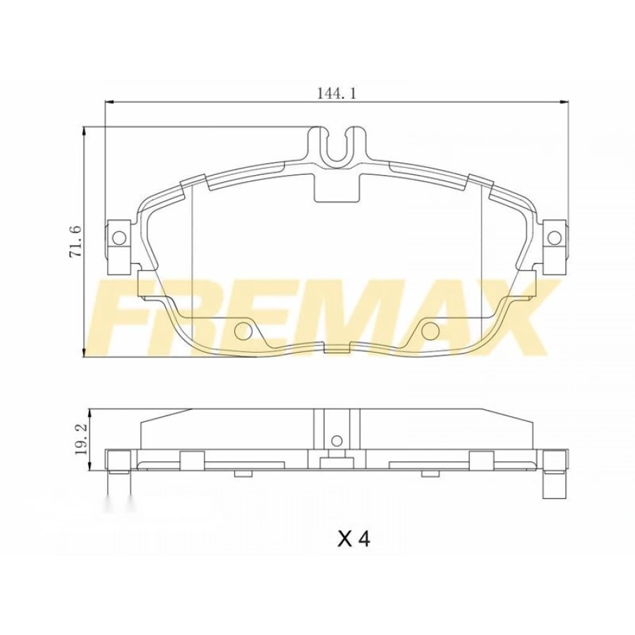 ÖN FREN BALATASI (CARBON FORMÜL) BMW F20-F21-F22-F22 -F23-F23 LCİ 2010-2018
