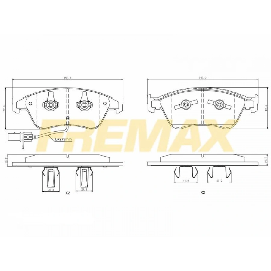 ÖN FREN BALATASI (CARBON FORMÜL) BMW X5 E70-X5 F15-X6 E71-X6 E72-X6 F16 2007-2020 3.0 D-3.5 D-3.5-4.8-5.0