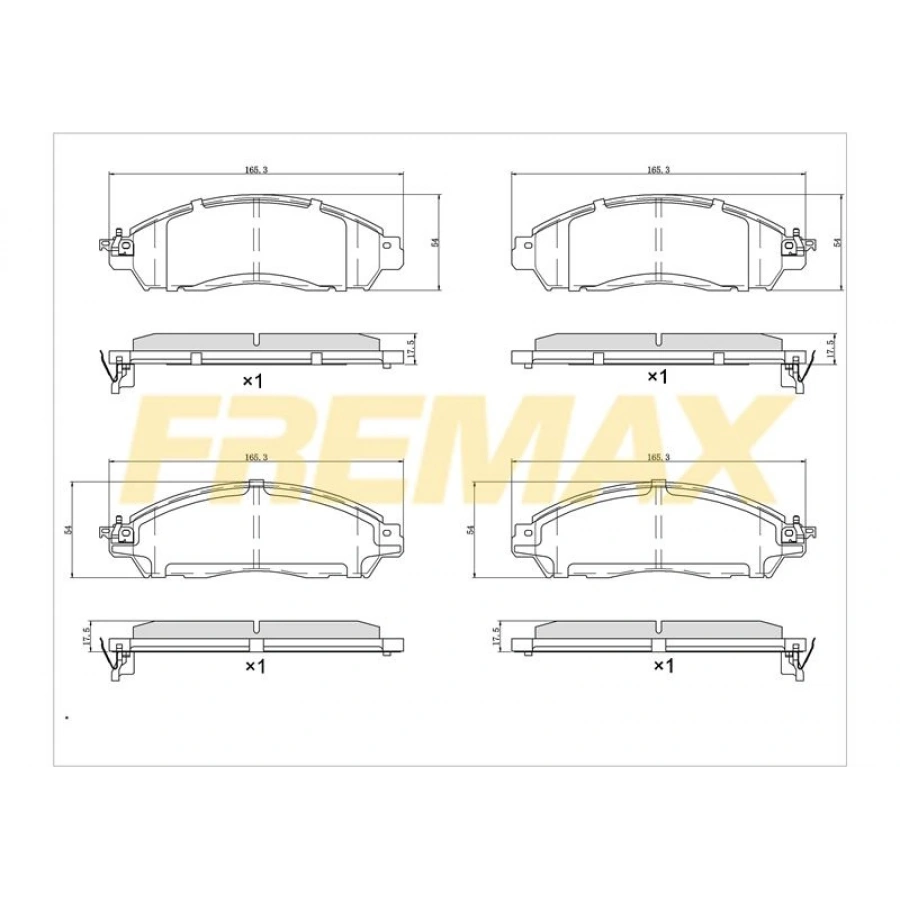ÖN FREN BALATASI (CARBON FORMÜL) LAND ROVER RANGE ROVER-DISCOVERY SPORT - EVOQUE 2014-2020-JAGUAR E-PACE-F-PACE -XE-XF II 2017-