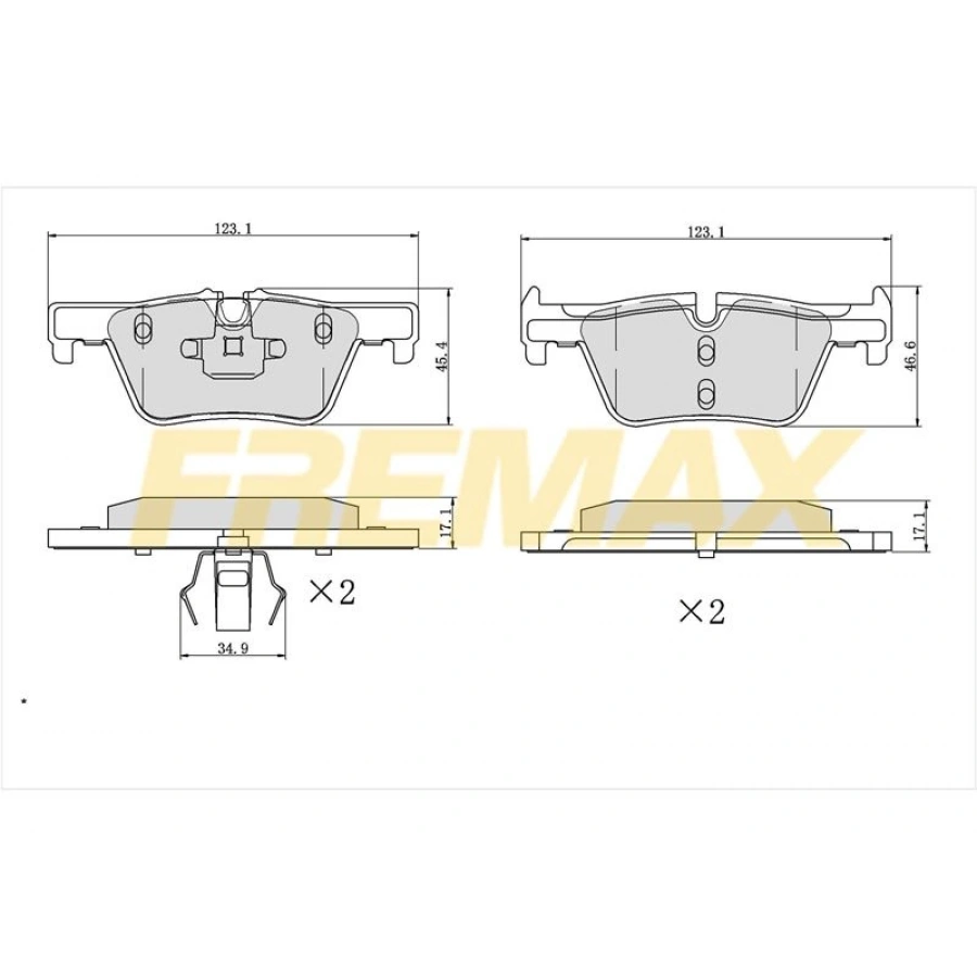 ÖN FREN BALATASI (CARBON FORMÜL) MERCEDES A SERİ-B SERİ-CLA-GLA W176-246-156-117 (SPORT PAKET) 2012