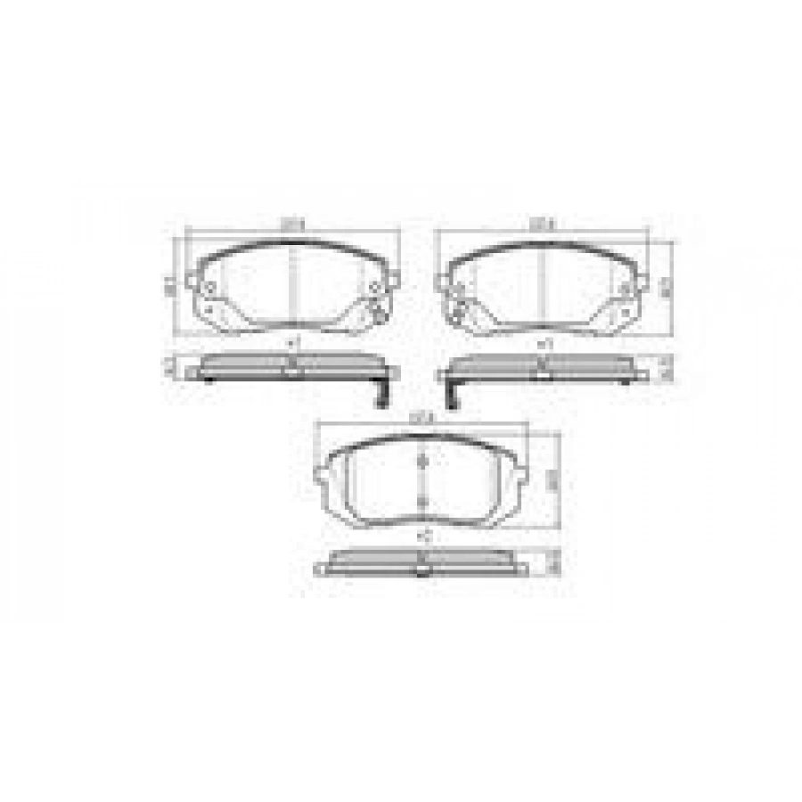 ÖN FREN BALATASI (CARBON FORMÜL) VW AUDI 97-20 PASSAT-A4 96-00 (FİŞLİ)