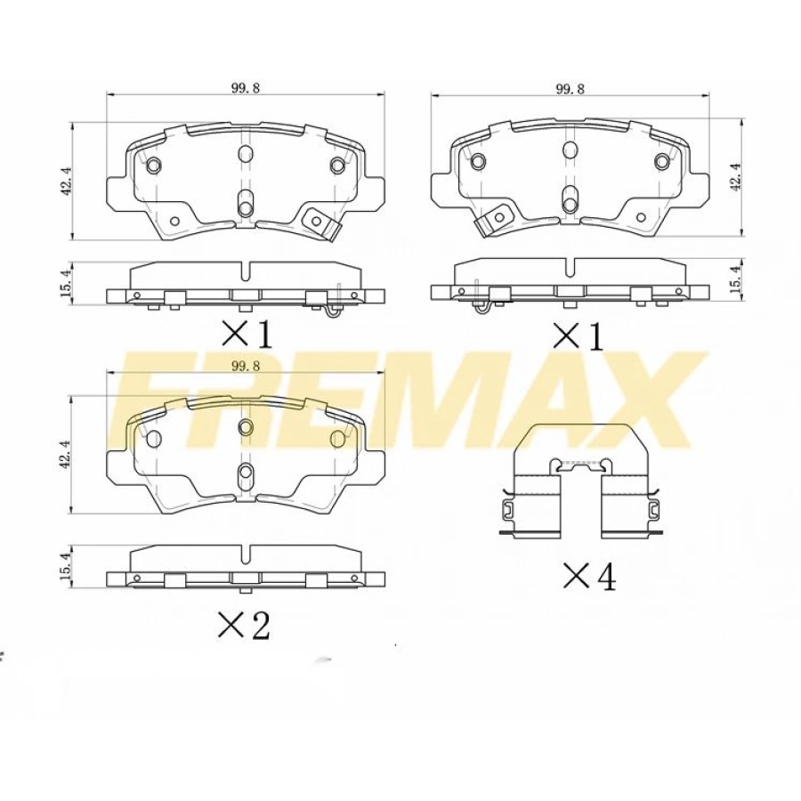 ÖN FREN BALATASI (CORBON FORMÜL) BMW E60-E60 LCİ-E61-E61 LCİ 2003-2010