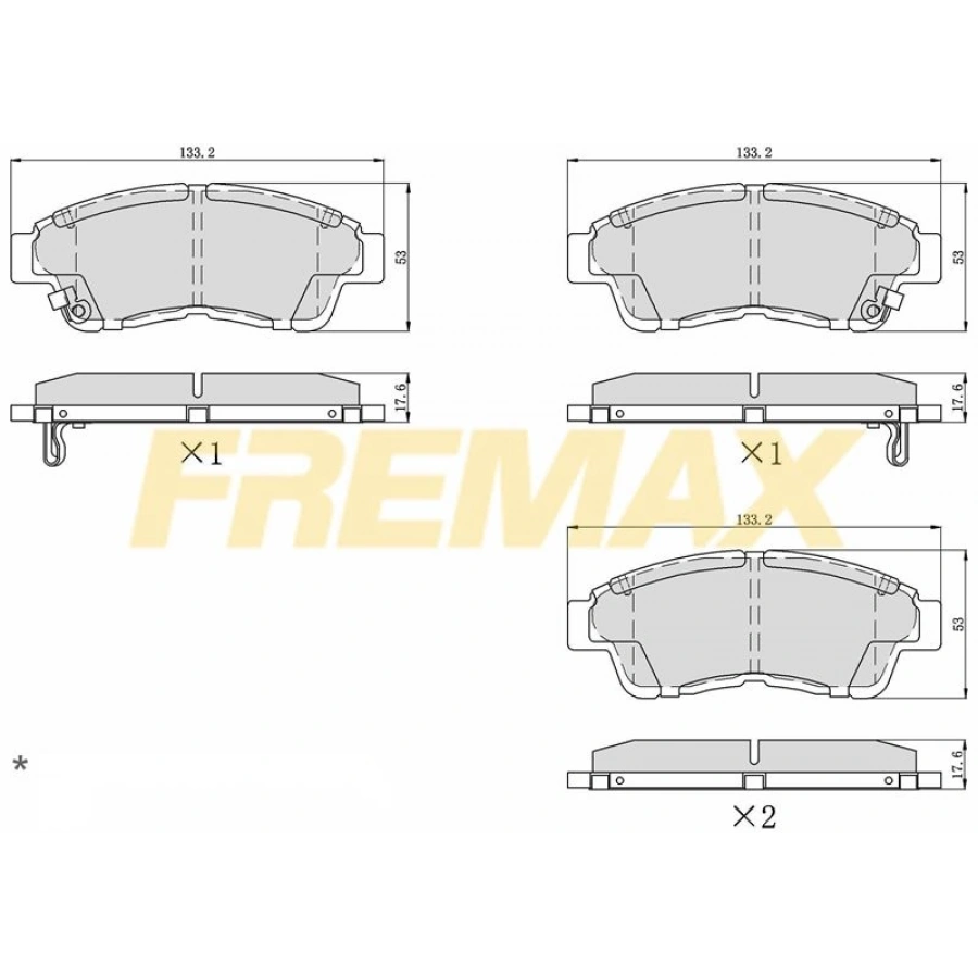 ÖN FREN BALATASI (CORBON FORMÜL) BMW E60-E87-E90-F10-X1