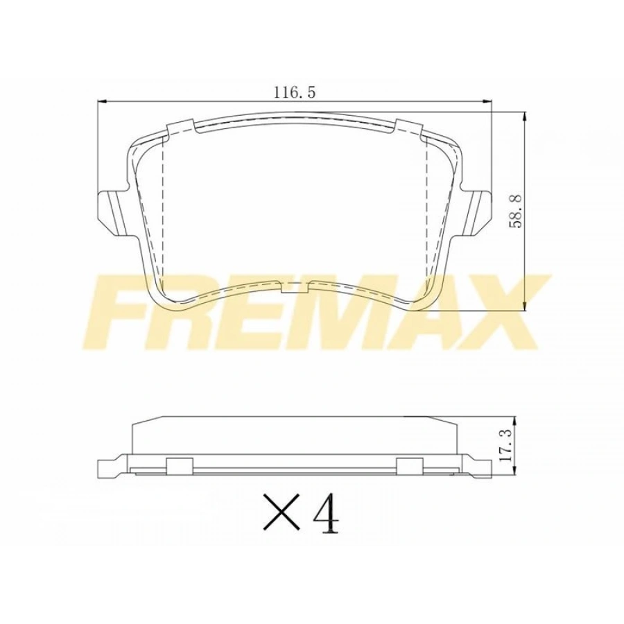 ÖN FREN BALATASI (CORBON FORMÜL) BMW E90-E90 LCİ-E91-E91 LCİ-E92-E92 LCİ-E93-E93 LCİ-X1 E84 2005-2012