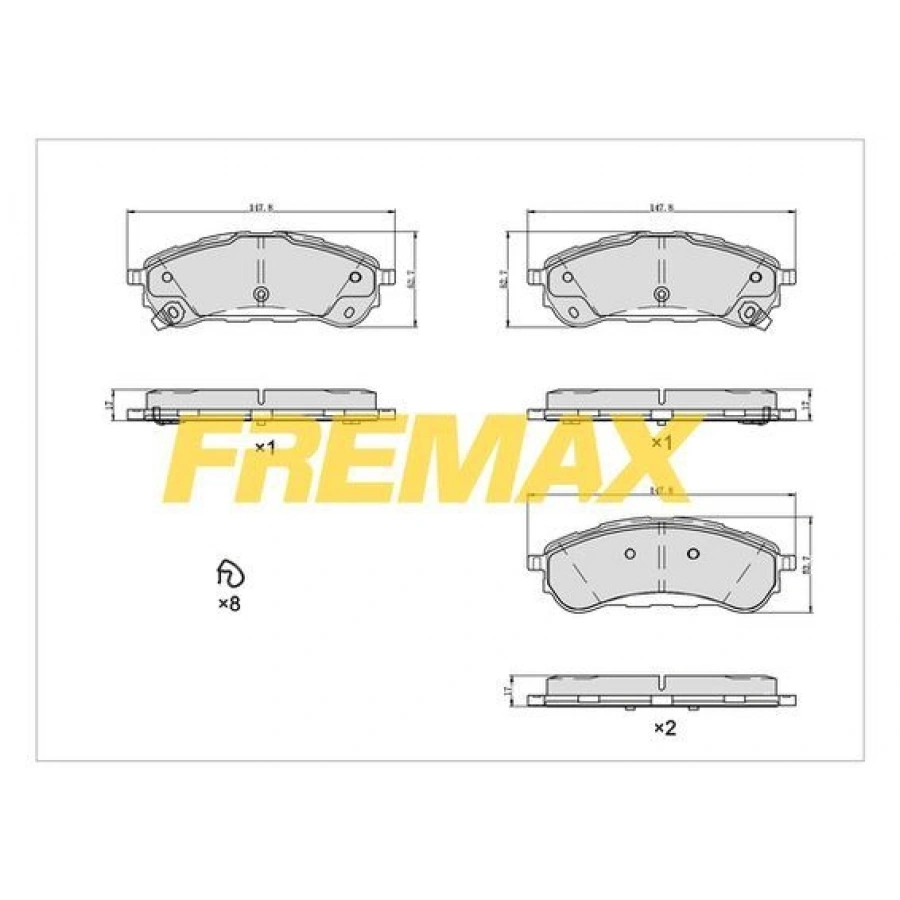 ÖN FREN BALATASI(CORBON FORMÜL) BMW YENİ SERİ G60 -G90-G68 2024X1 (U11) 2023 BMW X2 (U10)
