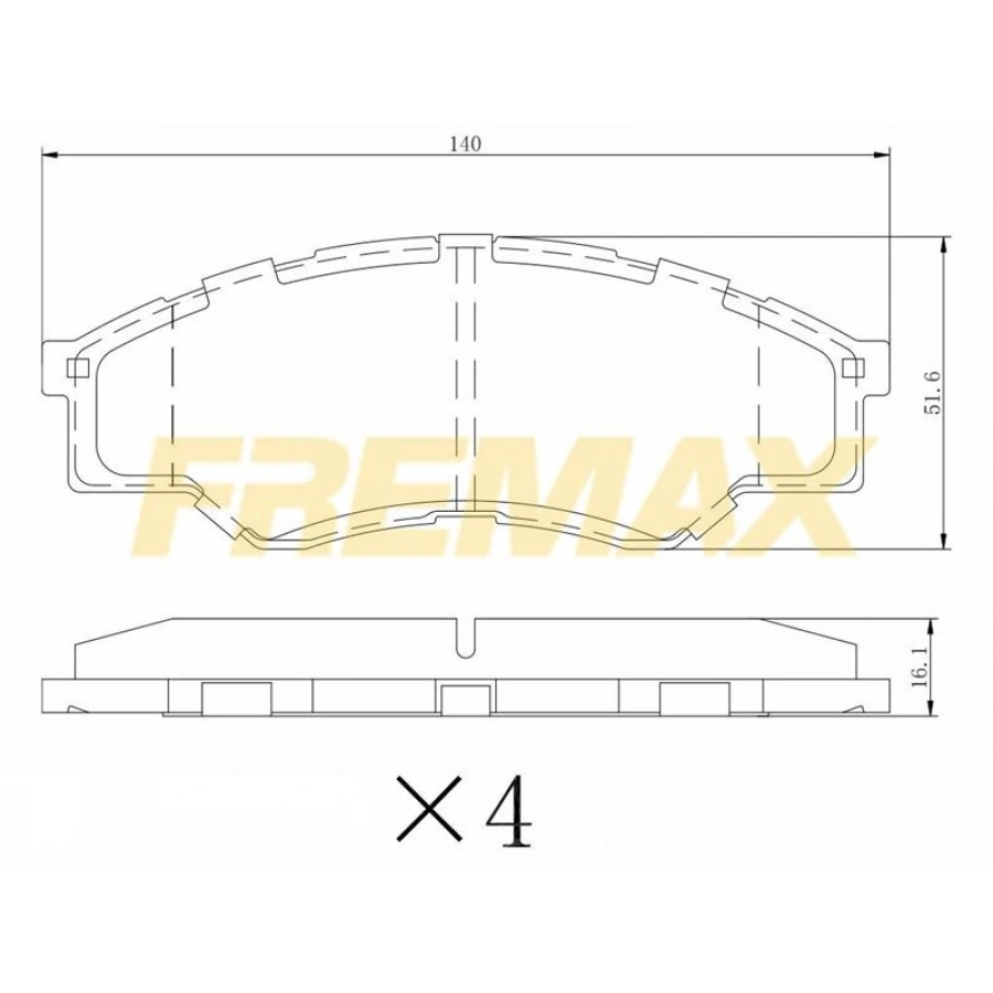 ÖN FREN BALATASI (CORBON FORMÜL ) MERCEDES 4MATIC 2009-2018