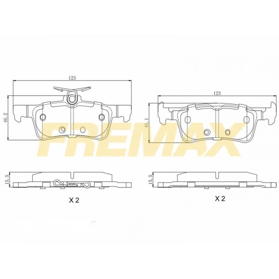 ÖN FREN BALATASI (CORBON FORMÜL ) MERCEDES -BMW W201-E30 1983-1993