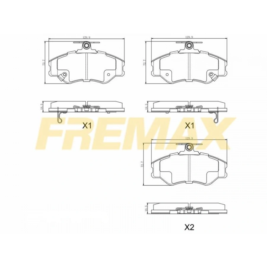 ÖN FREN BALATASI(CORBON FORMÜL) MERCEDES CLK 55-63 AMG (2002-2010)