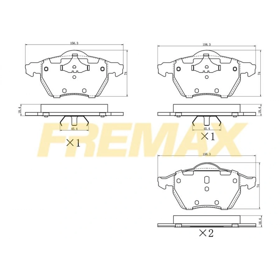 ÖN FREN BALATASI (CORBON FORMÜL) MERCEDES-VW LT-SPRİNTER 1995-2006