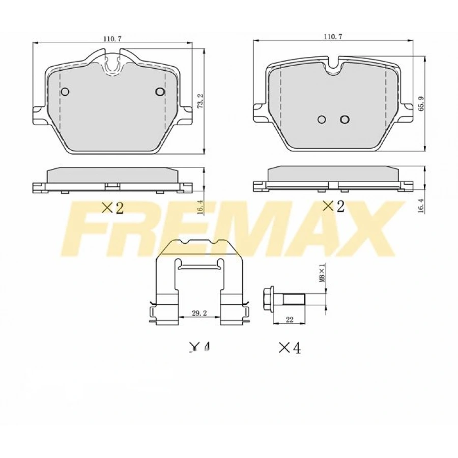 ÖN FREN BALATASI(CORBON FORMÜL) NISSAN -RENAULT NISSAN-QASHQAI/XTRAIL 2013KADJAR/MEGAN IV/TALISMAN