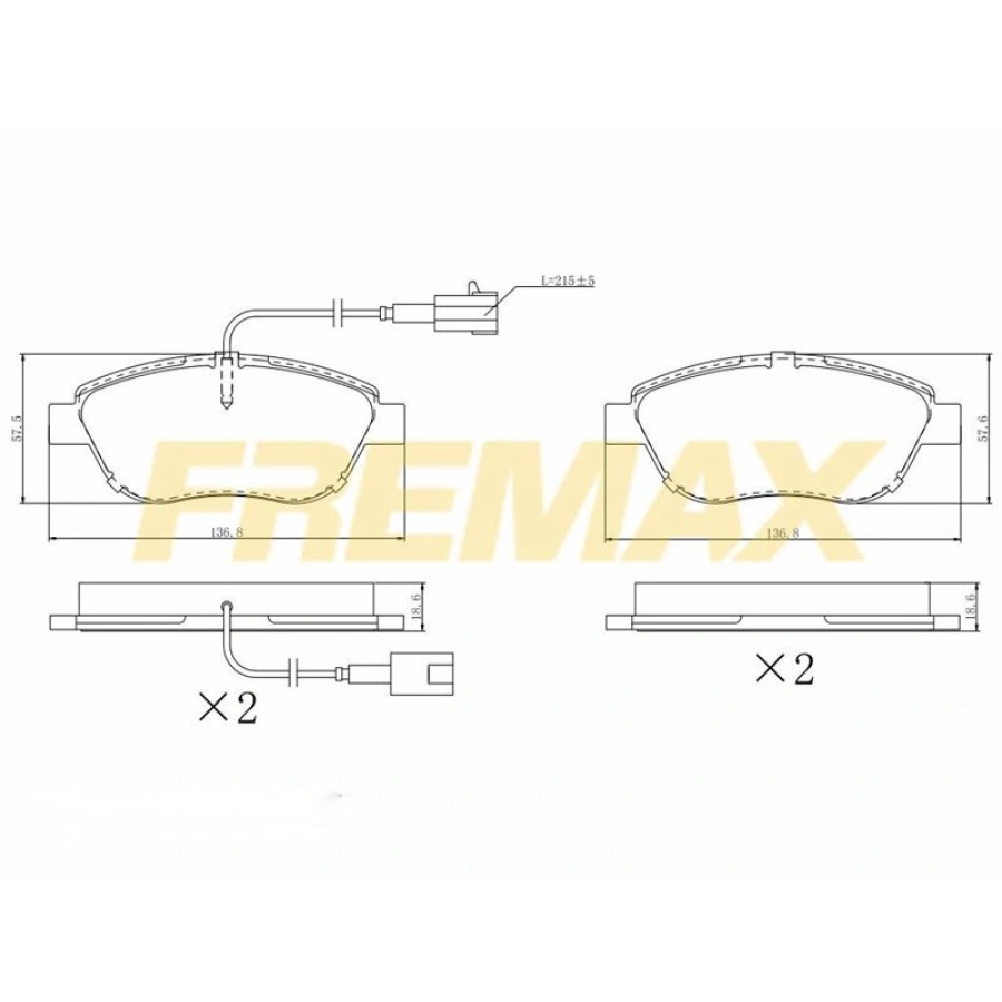 ÖN FREN BALATASI(CORBON FORMÜL) RENAULT -OPEL MASTER II/MOVANO 98-08