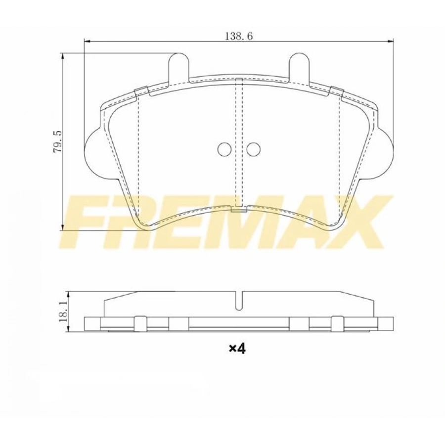 ÖN FREN BALATASI(CORBON FORMÜL) TOYOTA COROLLA 2002-2008 ZZ121