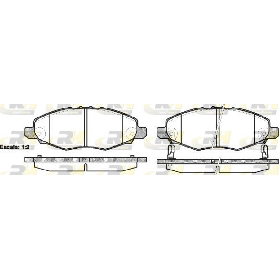 ÖN FREN BALATASI (CORBON FORMÜL ) TOYOTA HILUX VİGO 2.5 D-4D (KUN15) 2005-2015