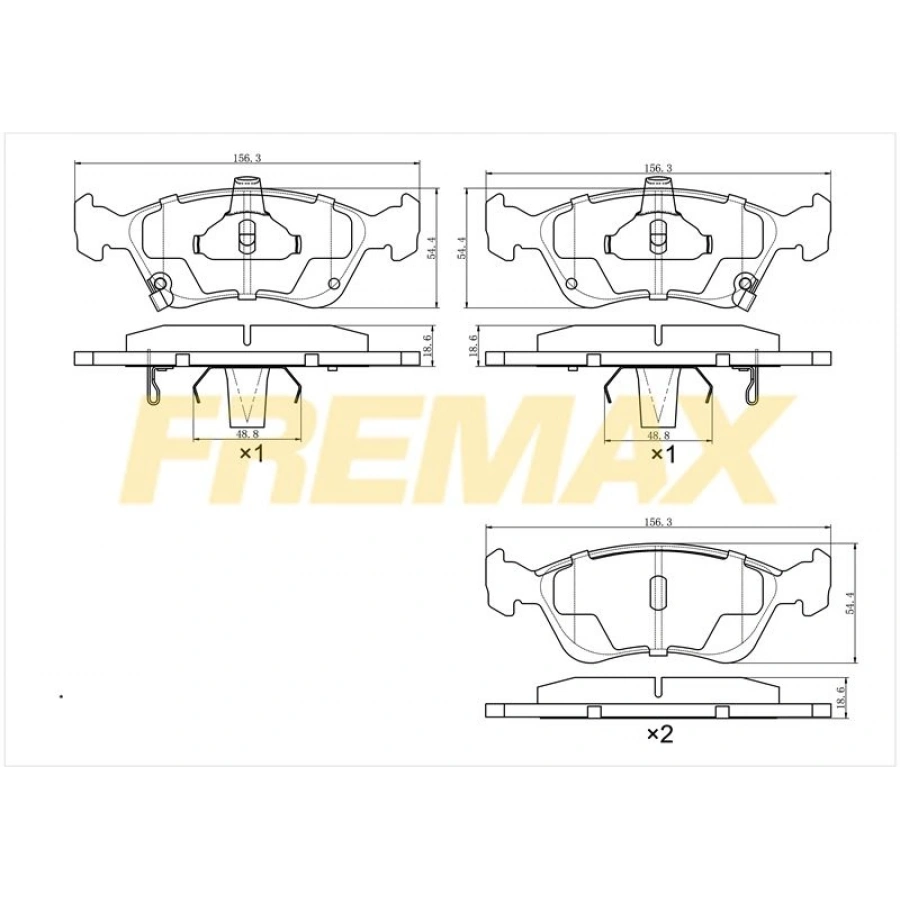 ÖN FREN BALATASI(CORBON FORMÜL) TOYOTA YARIS 2002-2006 /TOYOTA VERSO 2001>