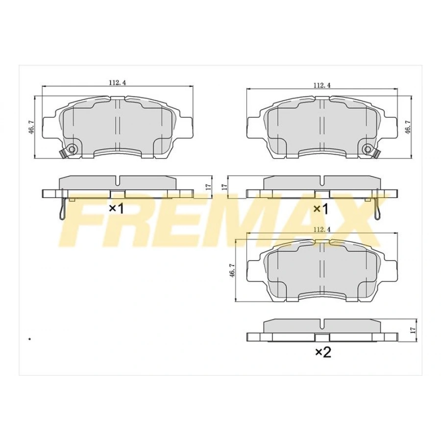ÖN FREN BALATASI(CORBON FORMÜL) VOLVO S60I/S70/S80I/V70/XC70 96->