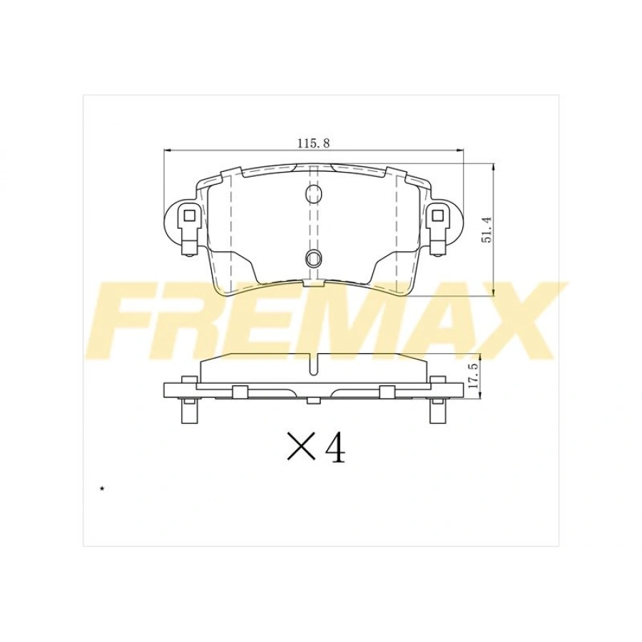 ÖN FREN BALATASI(CORBON FORMÜL) VW AUDI A4-06 05-11 (FİŞLİ)
