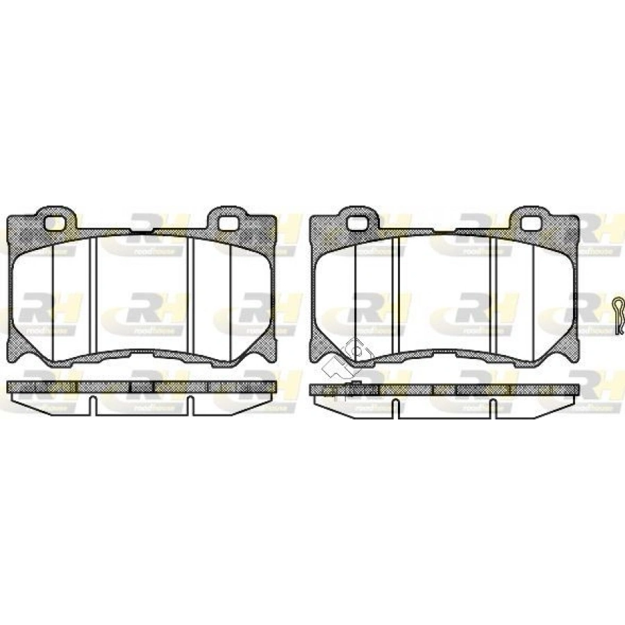 ÖN FREN BALATASI (CORBON FORMÜL) VW -TOUAREG-Q7-CAYENNE 2004