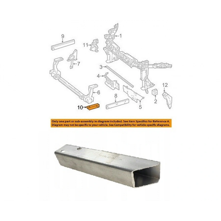 ÖN PANEL BRAKETİ ( ALÜMİNYUM ) L=R W176/W117 2013-