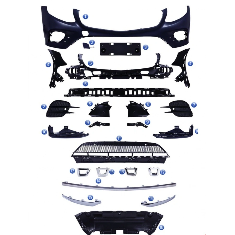 ÖN TAMPON AMG SET GLC W253 2016-