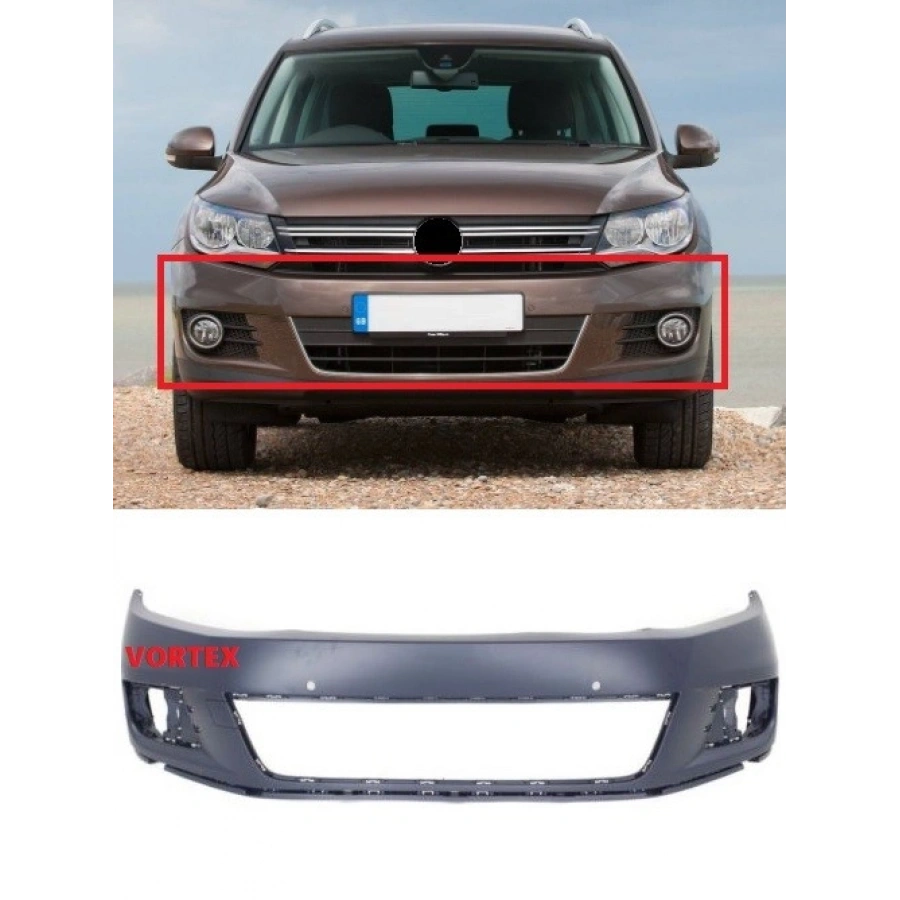 ÖN TAMPON ( DÜZ ) TİGUAN 2012-