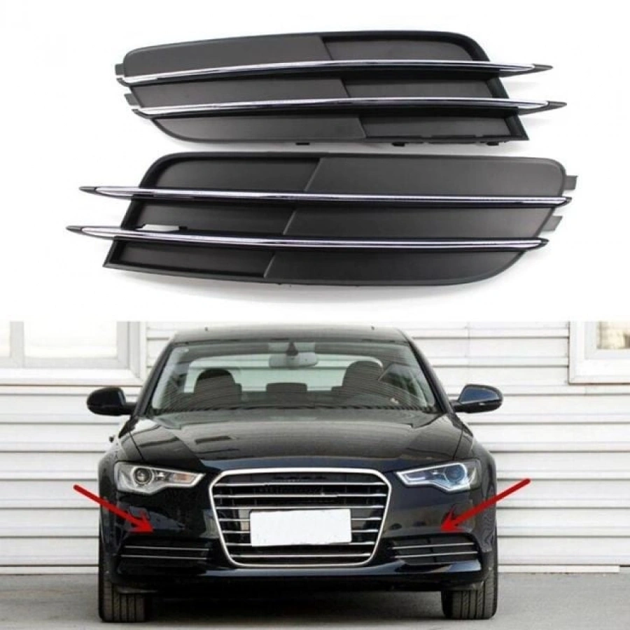 ÖN TAMPON IZGARA SAĞ ( KROMLU ) SİSSİZ A6 2013-